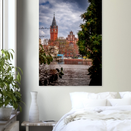 Rathaus Köpenick - Premium Poster auf mattem Papier