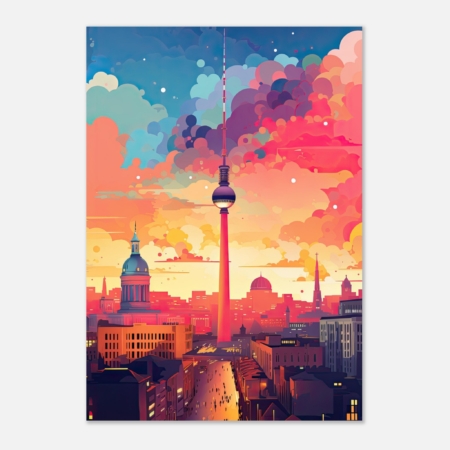 Berliner Fernsehturm als Wandbild