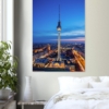 Berliner Fernsehturm Poster auf halbmattem Papier